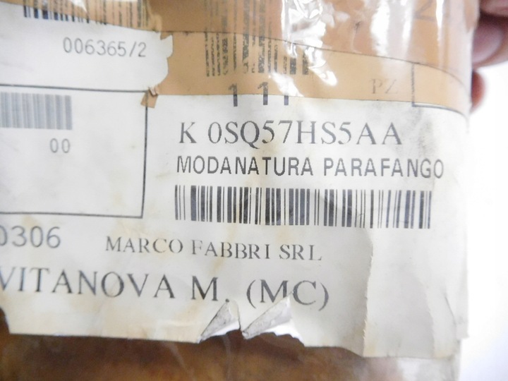 фото №6, Планка крила лівий перед dodgecaravan 0sq57hs5aa