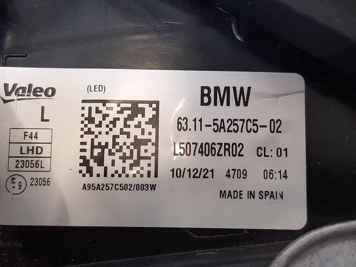 фото №9, Комплект лампа левая правая тень bmw 2 f44 m235ix