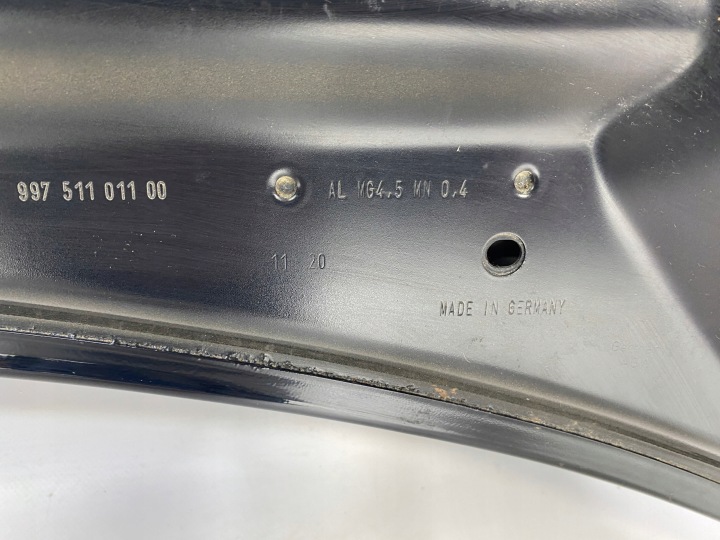 фото №11, Капот porsche 997 oem номер 99751101100