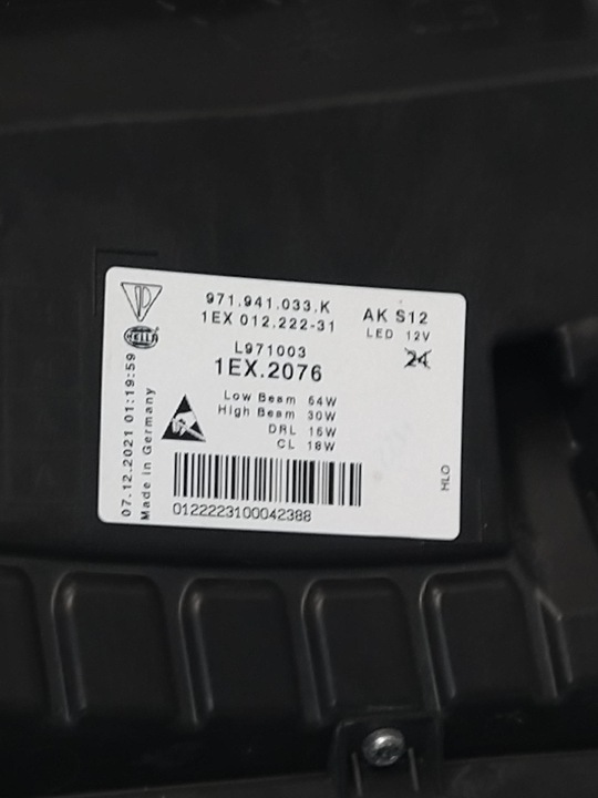 фото №12, Porsche panamera ii 971 лампа лампы фара полный led левая правая kpl