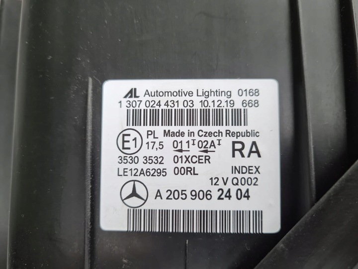 фото №14, Mercedes c класс 205 w205 лампы полный led performance 2059062404 2059062504