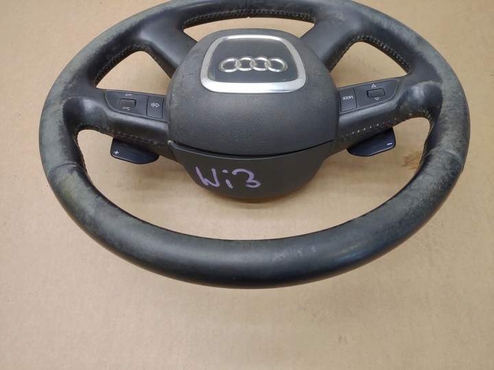 фото №10, Кермо + подушка безпеки мультифункція пелюстки шкіра audi a6 c6 роки 2004-2008