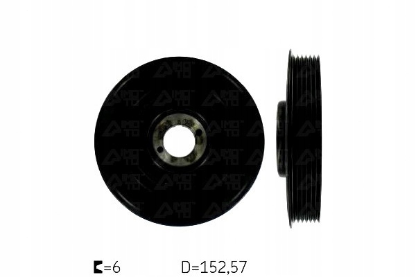 фото №2, Колесо ременное вала citroen c5 i break 2.0 hdi derhy