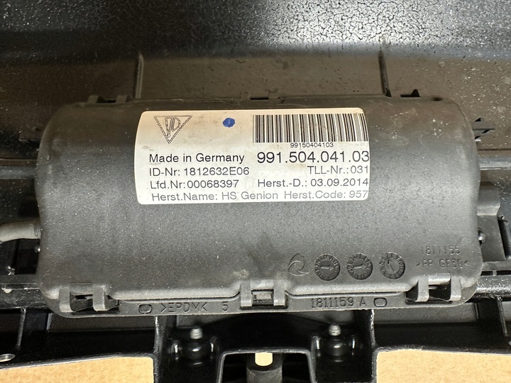 фото №6, Porsche carrera 991 911 спойлер механізм кришки багажник 99150404103