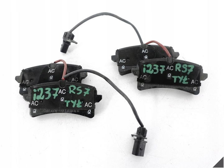 фото №1, Audi rs7 4g8 rs6 4g0 c7 14-18 гальмівні колодки гальмівні керамічні зад r + l 78 km
