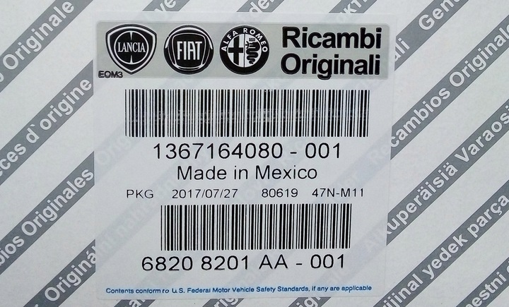 фото №5, Fiat оригінальний номер модуль pdc блок керування 1367164080 ducato