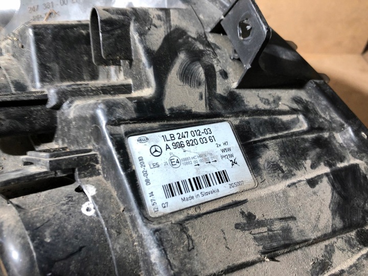 фото №9, Лампа левая перед mercedes sprinter 906 ang