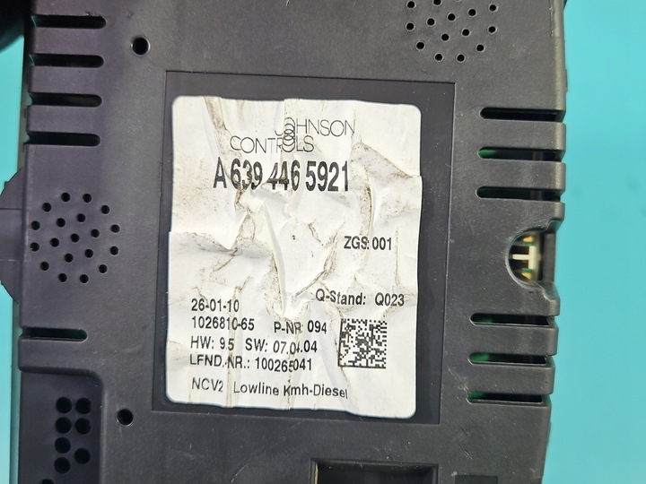 фото №8, Спидометр mercedes vito w639 a6394465921 2.2 cdi европа