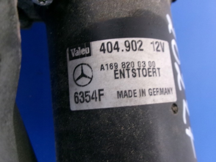 фото №6, Mercedes a клас w169 двигунчик+ механізм склоочисника