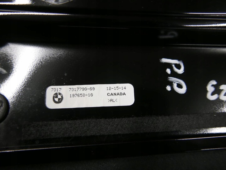 фото №7, Bmw x6 f16 захист молдинг рами скла двері праві перед чорна 7317790