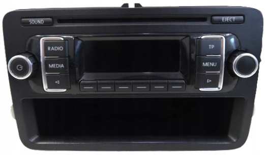 фото №1, Радіо cd vw volkswagen t5 рестайлінг оригінал 7e0035156b чорні