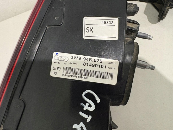 фото №14, Audi a4 b9 8w универсал avant лампы зад левая правая комплект