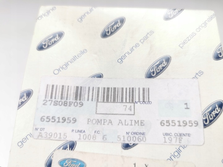фото №9, Насос пального ford escort/orion 1990-1995 ea oem номер 6551959