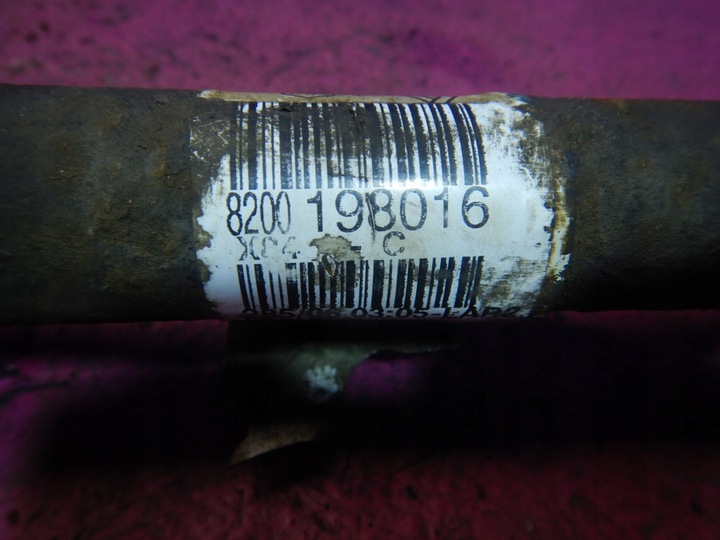 фото №4, Renault scenic ii 03-06 1,9 dci піввісь ліва шарнір 8200198016