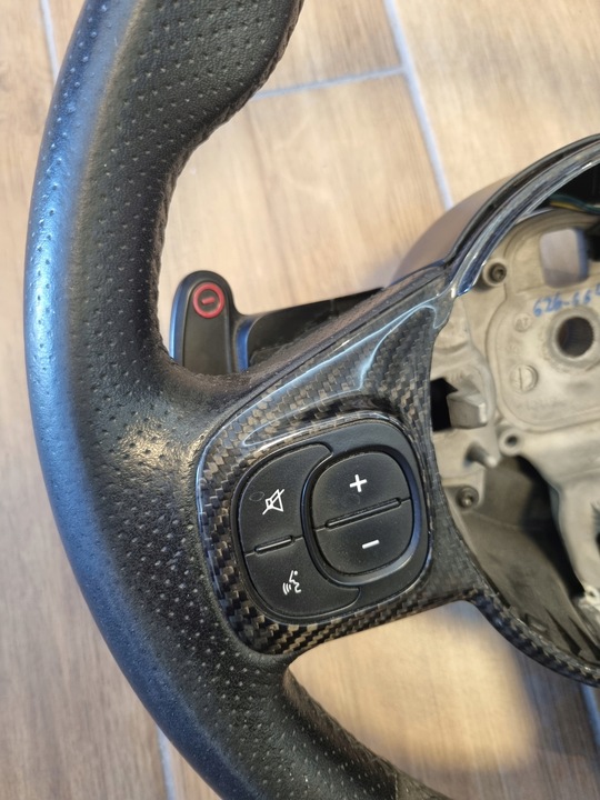 фото №13, Fiat 500 abarth 20r кермо карбон алькантара пелюстки мультифункція гарна