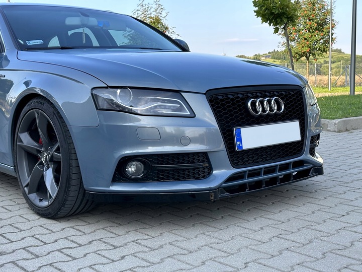 фото №13, Накладка pod бампер audi a4 b8 08-11 спойлер сплиттер бампера a4 b8