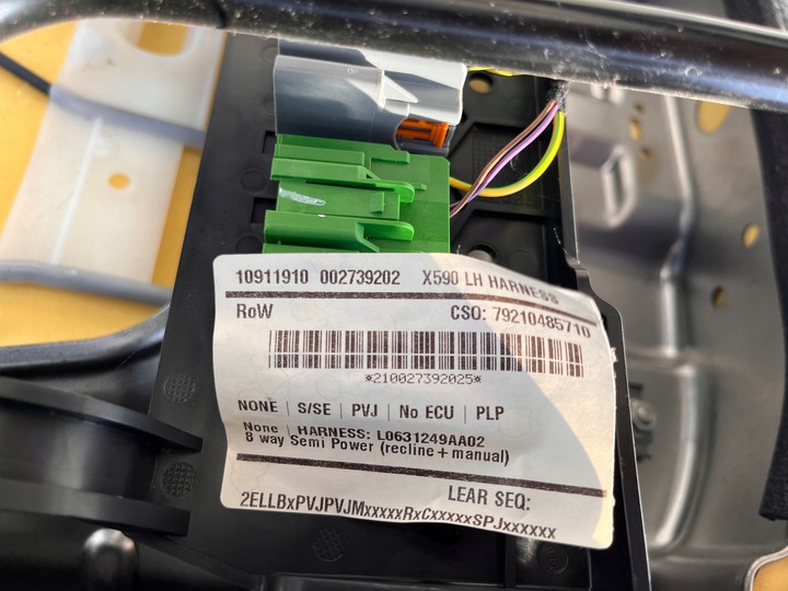 фото №11, 2x новое oem сиденья передние вентилируемые чёрная кожа jaguar i-pace x590