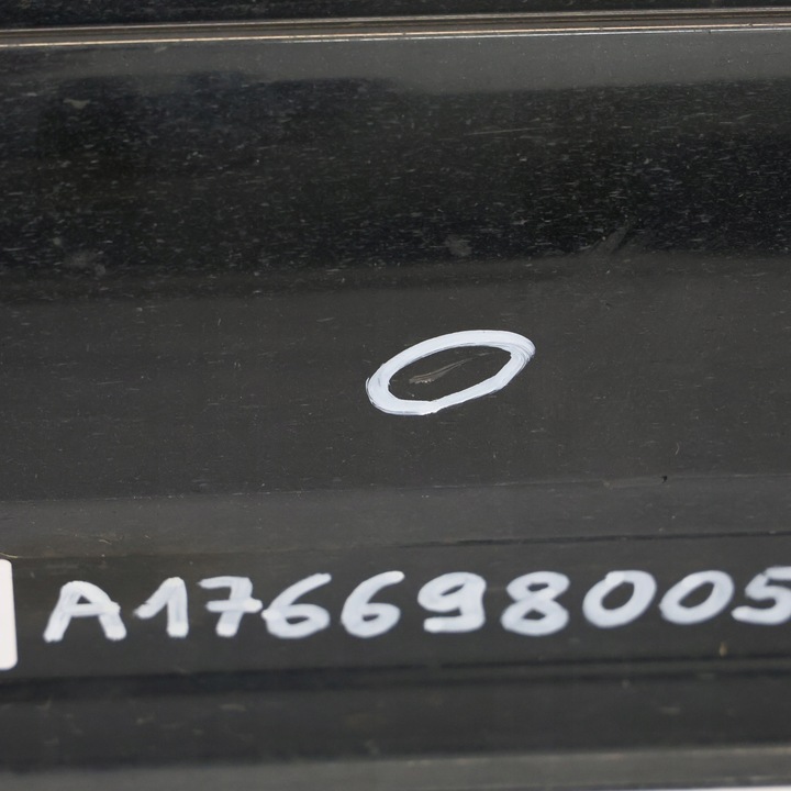 фото №11, Mercedes w176 w246 порог левый планка пороговая amg космический чёрный - 191