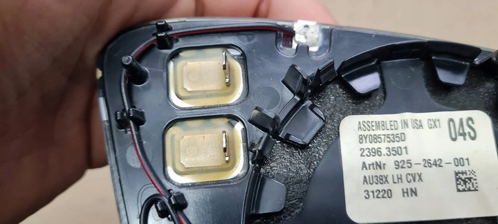 фото №11, S3 8y a3 вкладка дзеркало скло фотохромний лівий перед 8y0857535d