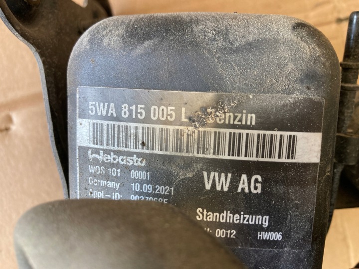 фото №5, Вебасто vw golf viii 8 octavia iv бензин 5wa815005l