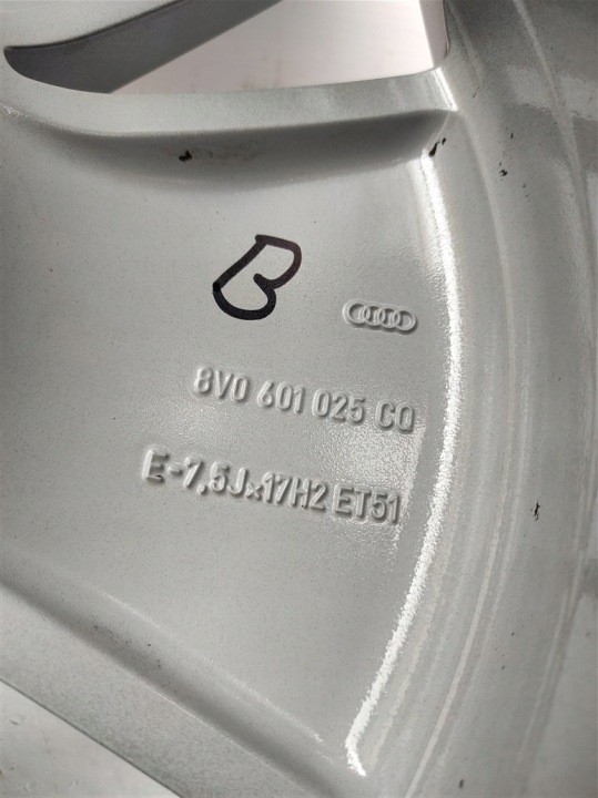 фото №11, Диск audi a3 8v 17 дюймов 7,5j et51 8v0601025cq