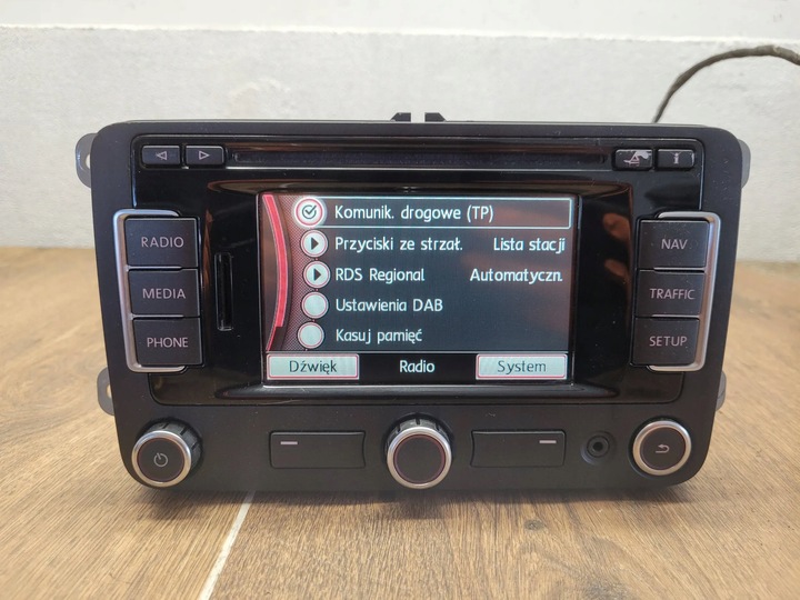 фото №9, Volkswagen sharan passat 3c0035279m радіо навігація rns315