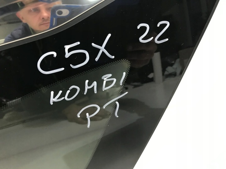 фото №3, Citroen c5x c5 x 2022 стекло кузовная правые зад з хром задняя