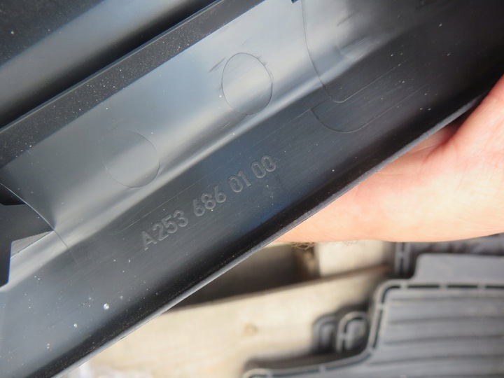 фото №2, Планка захист порога порогова лівий зад a2536860100 mercedes glc i x253 x