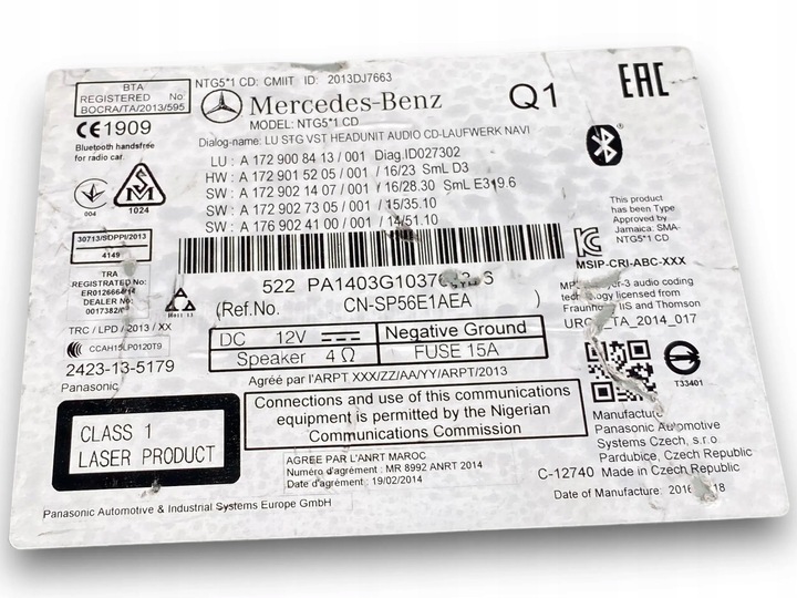 фото №5, Mercedes slk w172 r172 радіо навігація ntg 5 1729008413 #27