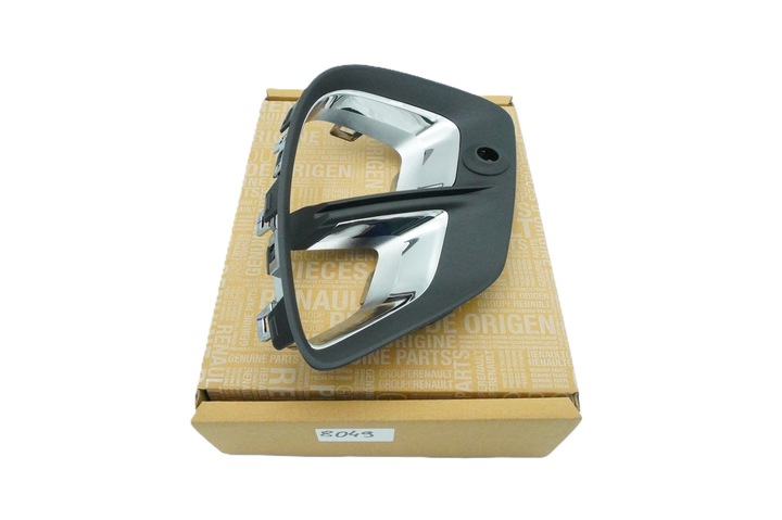 фото №1, Captur ii 2 19 - заводська рамка решітка бампера перед права хром pdc aso