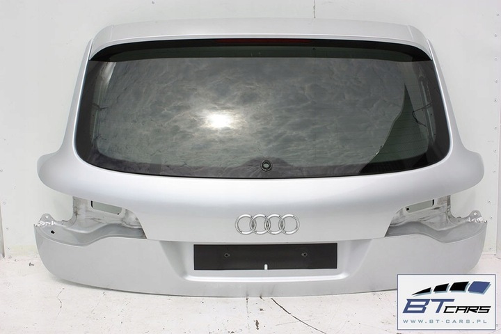 фото №6, Audi q7 кришка задня багажника зад + скло 4l колір lx7w lodowo срібний 4l08