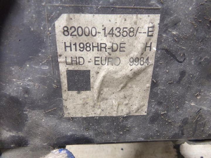 фото №6, Renault vel satis фара правые переднее лампа pzród 8200014358