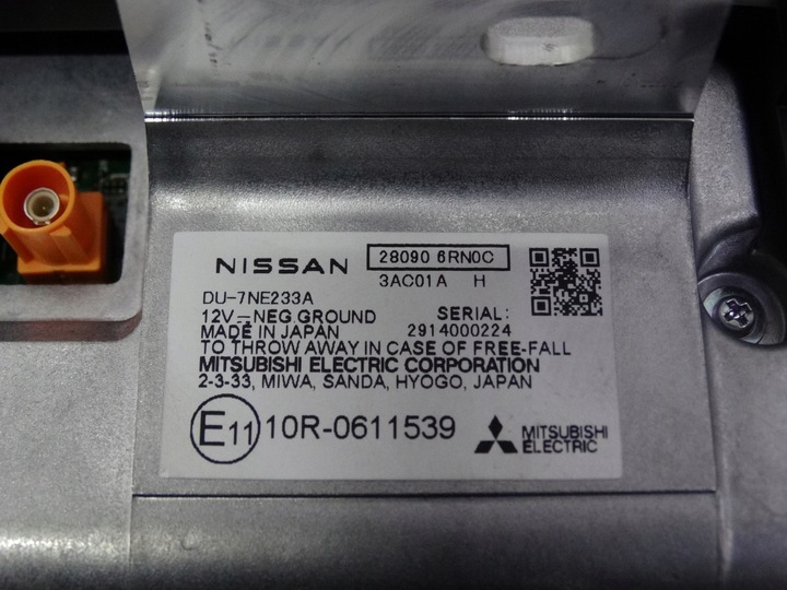 фото №11, Nissan qashqai iii j12 xtrail iv t33 21- радіо 28090-6rn0c екран