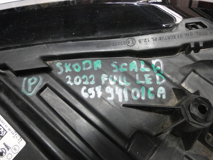 фото №13, Лампа перед skoda scala 2022 полный led 657941016a 657941015a