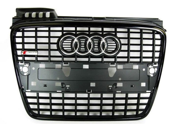 фото №6, Чёрная защита радиатор vag audi a4 b7 8e 2004-2008 оригинальный