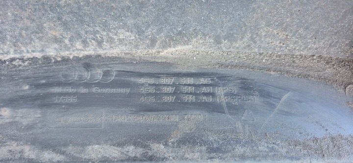 фото №9, Audi a6 c7 4g0 рестайлинг s-line бампер зад задний sedan 4g5807511ag