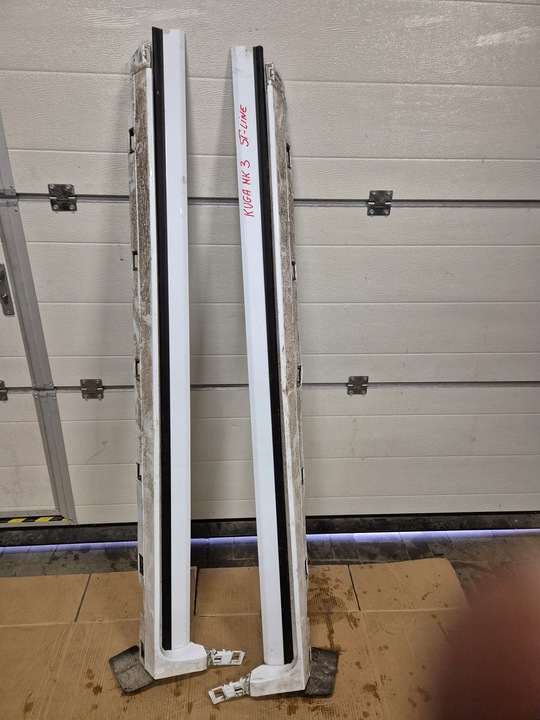 фото №1, Планки пороговые накладки l+pr ford kuga mk3 st 2020-2024r замороженный белый