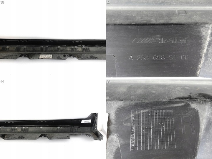 фото №11, Mercedes glc x253 suv c253 купе 63 amg mopf рестайлінг 19-22 поріг планка праві