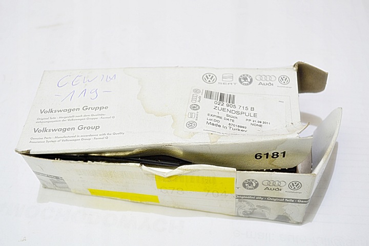 фото №8, Vw audi seat катушка 022905715 b новая оригинальная