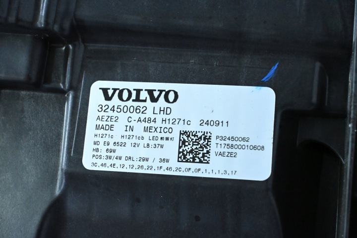 фото №11, Volvo ex90 2024+ фара ліва pixel led 32450062 оригінальна