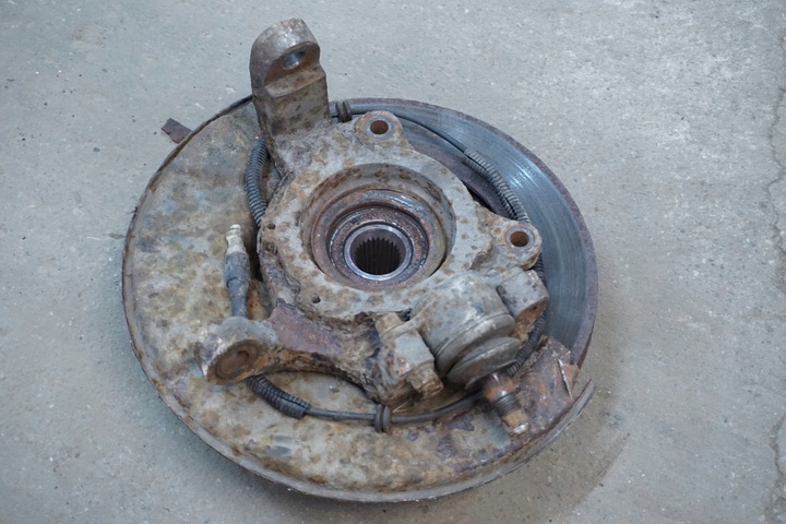 фото №6, Ssangyong rexton ступица поворотный кулак левая 2,7 xdi 10r