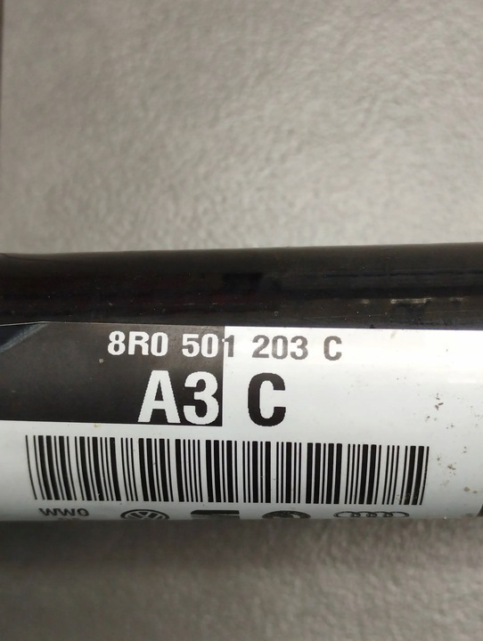 фото №2, Audi q5 8r полуось зад 8r0501203c