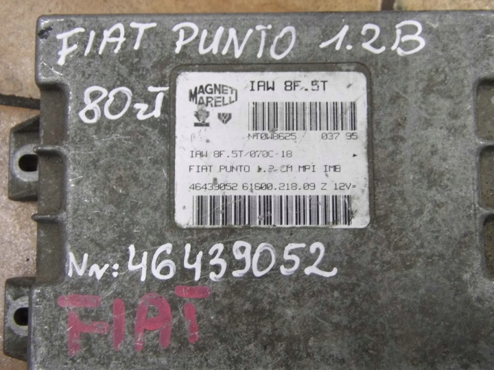 фото №5, Fiat punto 1.2b блок управления двигателем (ecu) 46439052