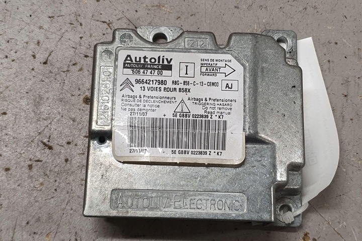 фото №3, Модуль подушка безпеки citroën c4 grand picasso i ua_ 216102810 2.0l дизель 2008