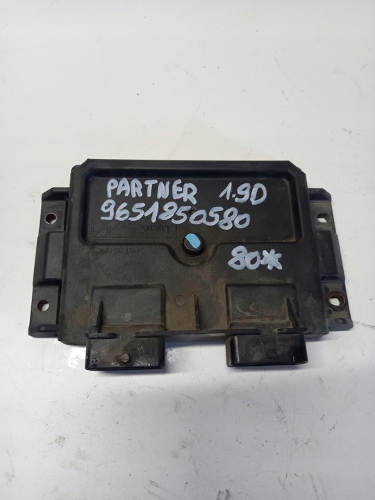 фото №1, Компьютер блок управления двигателя peugeot partner 1.9 дизель 9651850580