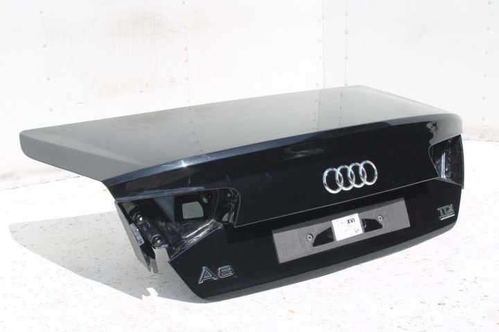 фото №8, Audi a8 кришка багажника зад задня чорна колір lz9y чорний phantom d4 4h 4h
