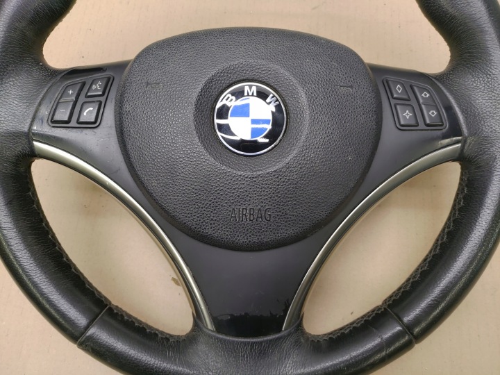 фото №15, Руль + подушка кожа многофункциональный bmw 3 e92 e93 купе 6772148