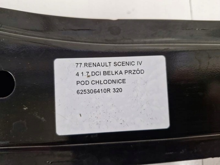 фото №9, Renault scenic 4 iv 1.7 dci балка pod радіатор перед нижня 625306410r