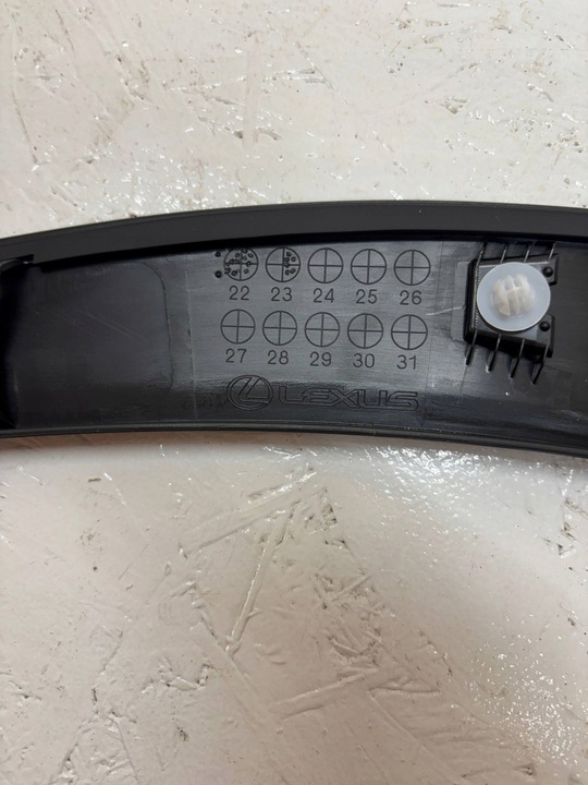 фото №10, Lexus rx v 2022 зад сторона права планка заднього крила 7507748030