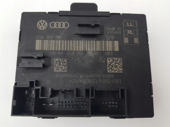 фото №9, Блок керування  модуль двері праві зад audi a6 c7 a7 4g 4g8959795c